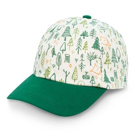 Jan & Jul Breathable Toddler Sun Hat Adjustable 50+ UPF Baseball Cap, Camp Grove, 6-24 months