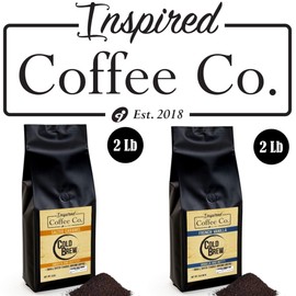 Salted Caramel - 2 lb bag - Flavored Cold Brew Coffee - Inspired Coffee Co. - Coarse Ground Coffee