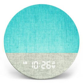 Dreamegg Sunrise 1 Light Alarm Clock Sunrise White Noise Machine, 29 Soothing Sounds, Adjustable Sleep Routines, White Noise Device, Dimmable Night Light, Wake Up Light Alarm Clock (Khaki)