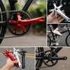 FREERDNG for Litepro Folding Bike Crankset Ultra-Light Square Crank 170MM