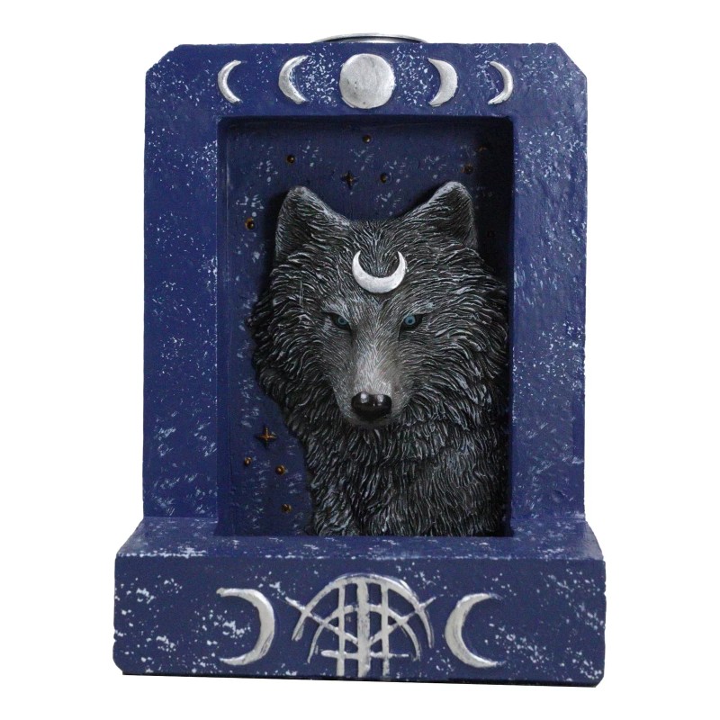 Phases Of The Moon Alpha Black Wolf With Crescent Mark