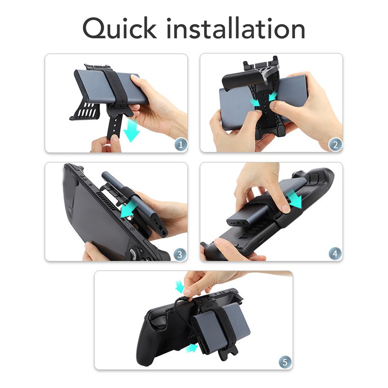 2 In 1 Charging Bank Stand Foldable Desktop Phone Holder