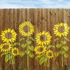 6 Pcs Large Sunflower Stencil for Painting on Wood Flower