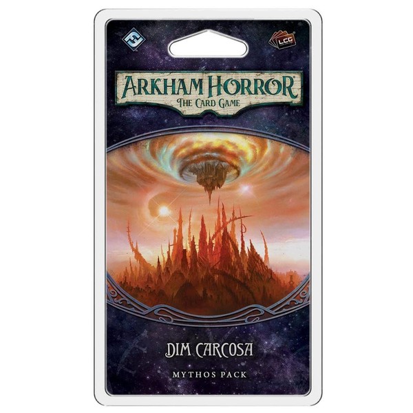Arkham Horror The Card Game Dim Carcosa MYTHOS PACK - Journey Beyond Madness! Lovecraftian Cooperative Living Card Game, Ages 14+, 1-4 Players, 1-2 Hour Playtime, Made by Fantasy Flight Games
