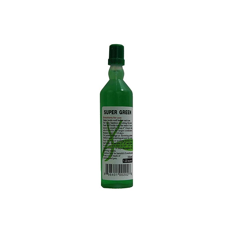 Super Green Lucky Bamboo Fertilizer (3 Bottles) Ready-to-use All Purpose