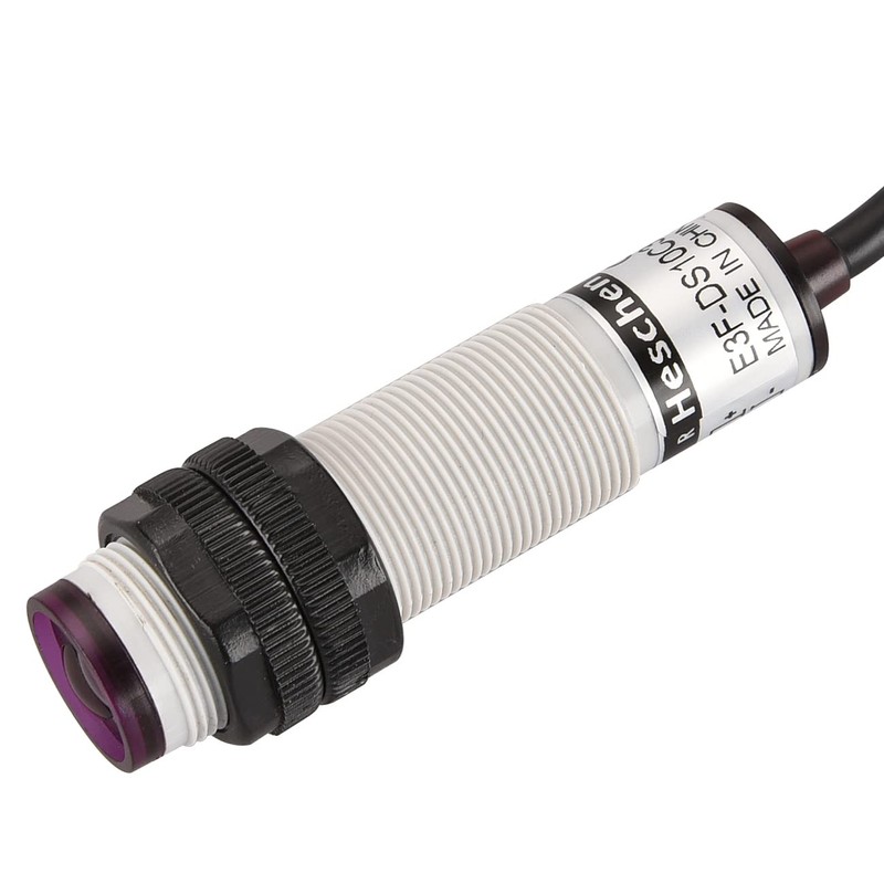 Heschen M18 Column Infrared Photoelectric Proximity Switch, Diffuse Reflection Type,