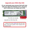 NFHK NVME M-Key 22x30mm to 22x80mm NGFF Extension SSD Upgrade