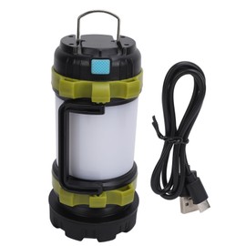 Rechargeable Spotlight Flashlight USB LED Super Bright Handheld Camping Lantern with Handle for Outdoor Emergency Hiking