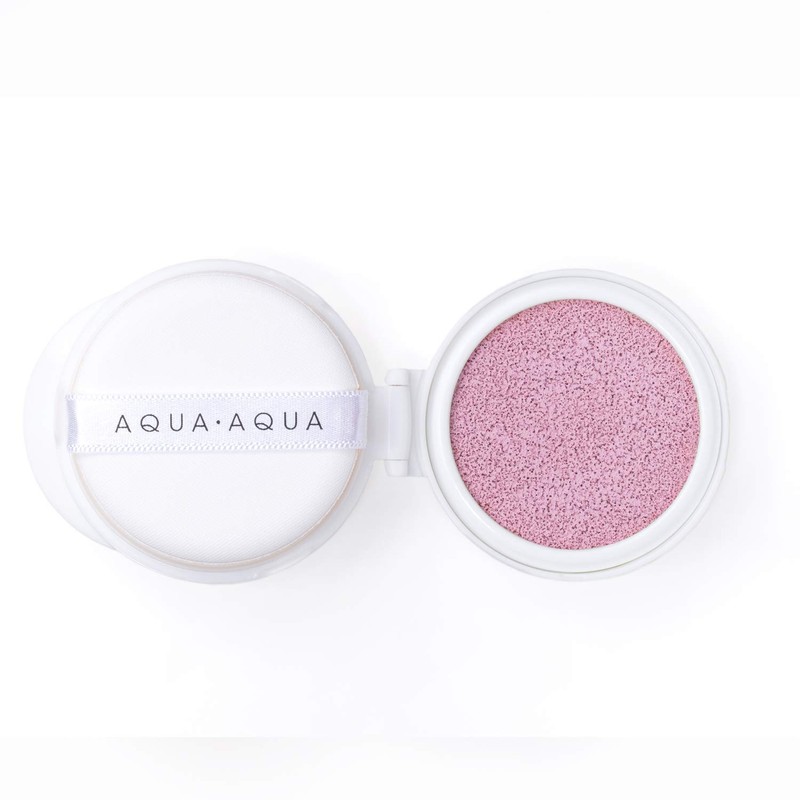 Aqua Organic Cushion Compact Color Base Refill Makeup Base, Pink,
