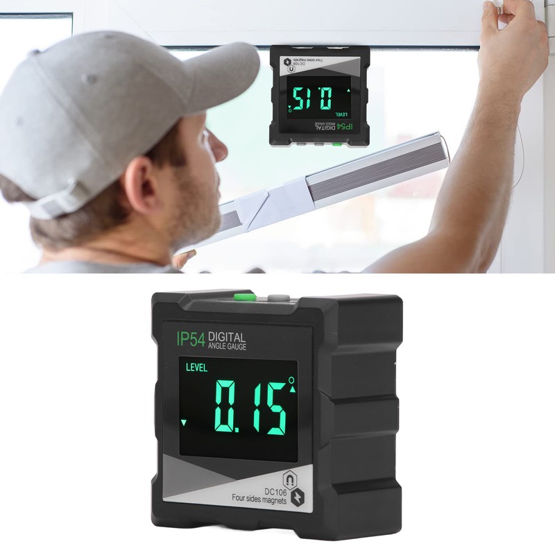 Digital Angle Gauge 4x90 Degree Measurement Electronic Level LCD Backlit