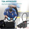 ZHEGE Luggage Locks, Cable Lock TSA Approved with White Numbers,