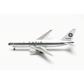 herpa 536448 Varig Boeing 767-200 Model Aircraft - PP-VNN, Scale 1:500 Model Aeroplane, Aircraft Model for Collectors, Miniature Decoration, Aviator without Metal Base Miniature Model, Multicoloured