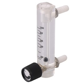 CNBTR Oxygen Flow Meter 100-1000ml/min Gas Flow Regulator Gas Flowmeter with Copper Connector for Oxygen Air