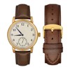 WOCCI Watch Band, 0.9 inch (24 mm) Replacement Strap, Vintage