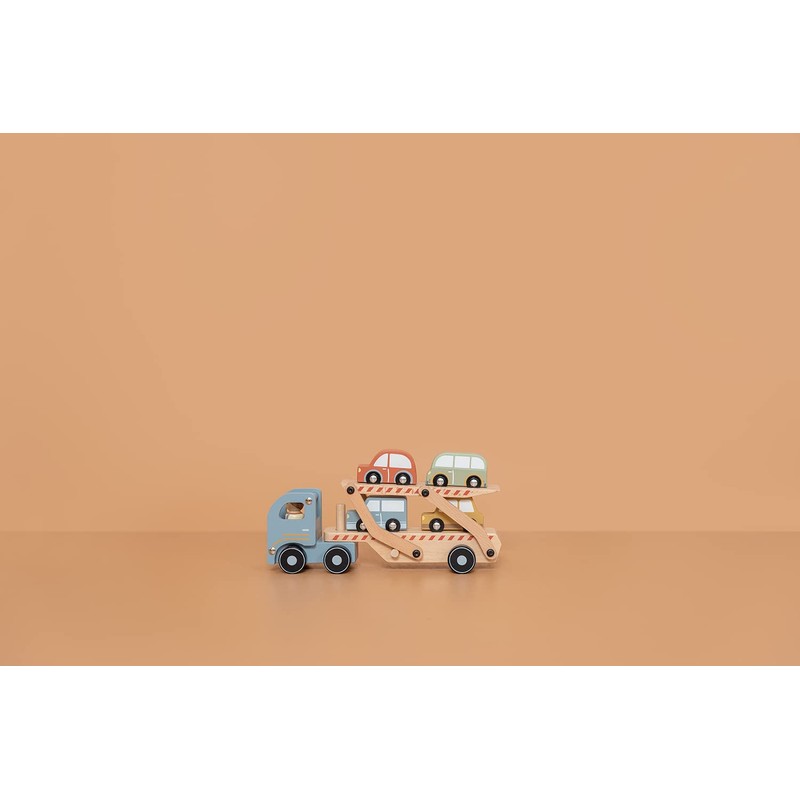 Little Dutch Car transporter including 4 cars and toy figure