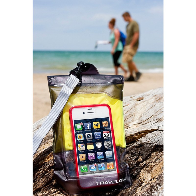 Travelon Floating Waterproof Smart Phone/Digital Camera Pouch, Green