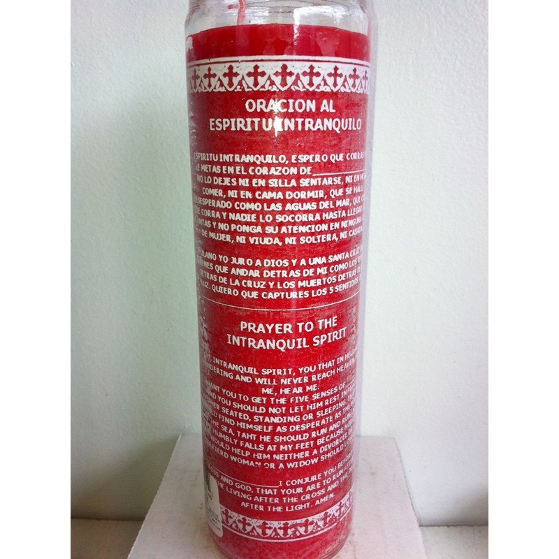 Unstill Spirit (Espiritu Intranquilo) 7 Day 1 Color Unscented Red
