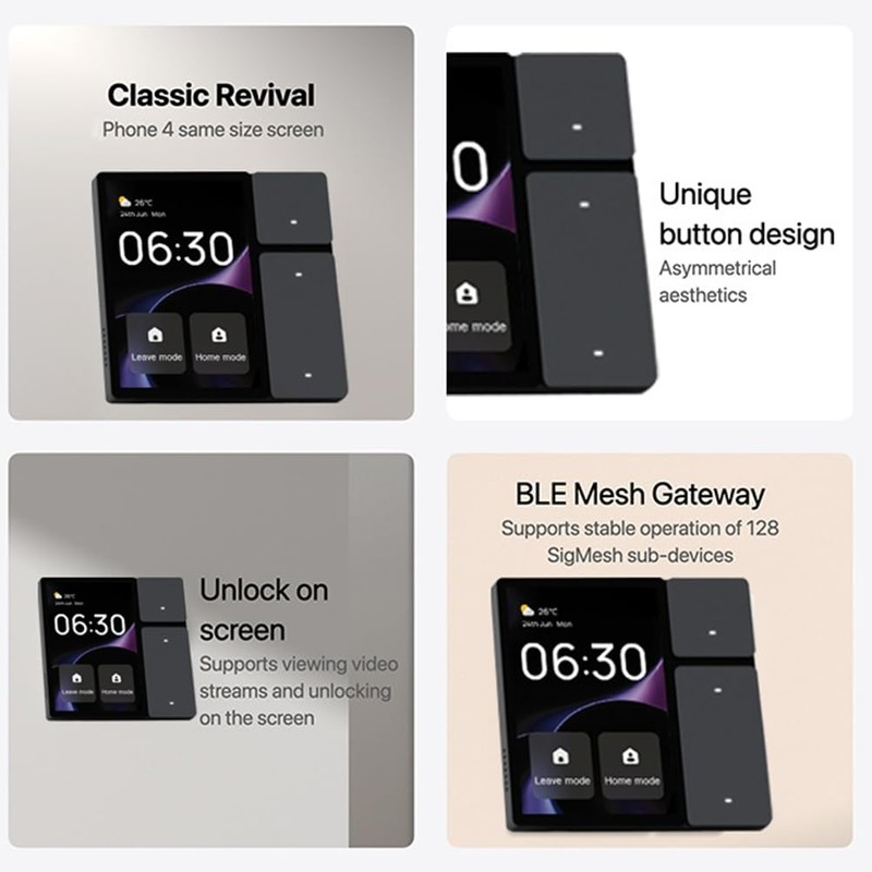 Snblzhef Tuya WiFi 3.5 Inch Smart Touch Screen 3.5 Inch