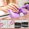 Elektrischer Nagelschleifer, elektrisches Maniküre- und Pediküre-Set, tragbar, Schalldämpfer, professioneller Nagelschleifer