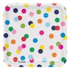 Creative Converting 322129 French Bull Birthday Dots - 9" Square