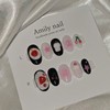 Cherry Cupcake [Handmade Nail Tip] Emily Nail - Stiletto /