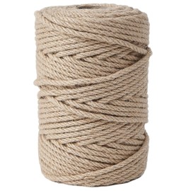 LZ.MZXU Jute Rope 10M/15M/20M String Garden Twine for Outdoor Use, Decorating，DIY Arts Bundling Crafts