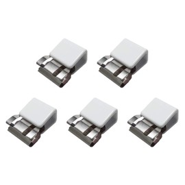 TOHKIN SCC-L5W Slide Clip Clear, Large, White, Pack of 5, Document Organizer