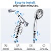 G-Promise Luxury Filtered Handheld Shower Head, 6 Spray Settings Shower
