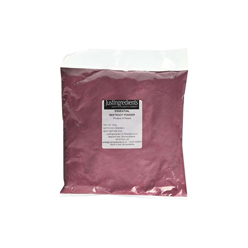 JustIngredients Essentials Beetroot Powder 500 g (Pack of 1)