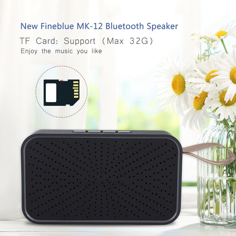 New Fineblue MK-12 Bluetooth Speaker Portable Wireless Speaker Sound System