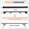 COWVIE 47 Inch Aluminum Roof Rack Cross Bars for Raised