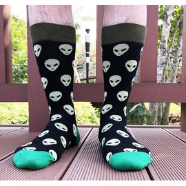 Mens Dress Socks,EmaoFun Funny Fancy Colorful Casual Pattern Crew Socks(Caribbean)…