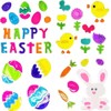 (2 Pack) Easter Gel Window Stickers - 4 Sheets -