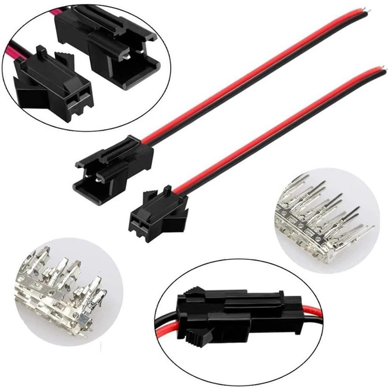 YJRUNFU Connectors Crimp Terminals Wiring Connectors Small Electronic Components 2