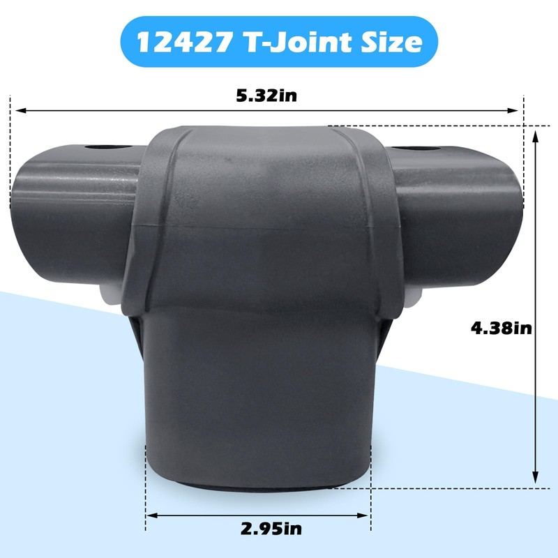 Luojiedejinbiao 12427 T-Joint Fits for 15ft 16ft 18ft 20ft 24ft
