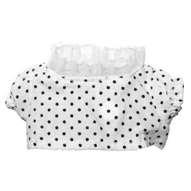 Clothes for 17cm Doll, Skirt Set for Dolls, 2 Piece Set T-Shirt+Colorful Skirt Outfit Premium Fashion Cute Dress for 17cm Dolls Accessories (NO Doll)(Style D)