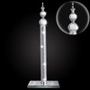 Handmade Silver Paper Towel Roll Holder,Crystal Crushed Diamonds Paper Towel