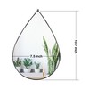 decanit Espejos negros para decoración de pared, espejos de lágrima
