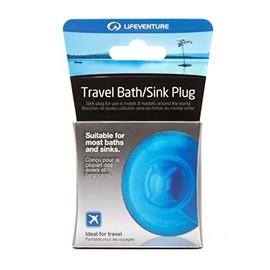 Lifeventure - Travel Sink and Bath Plug, Colour Blue