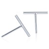 Infinite U Simple 925 Sterling Silver Bar Studs Earrings Ear