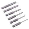Screwdriver Bit, 6 Pieces Flat Head Slotted Tip Screwdriver Bits
