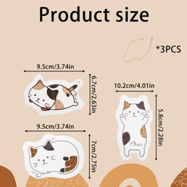 Tabanzhe Pop Up Cleaning Sponges-3PCS Natural Washing Up Sponges Non-Scratch Cute Cat Shaped Kitchen Sponges for Dishes Cookware Bathroom Household(Style A)