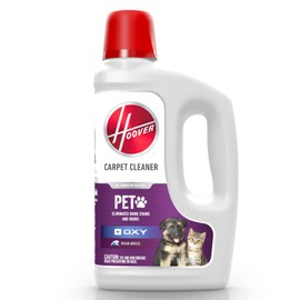 Hoover Oxy Pet Carpet Cleaner Solution, 50 oz., Ocean Breeze Scent, Deep Cleaning Carpet Shampoo Solution, Eliminates Urine Stains and Odors, Pair with Hoover Carpet Cleaner Machine