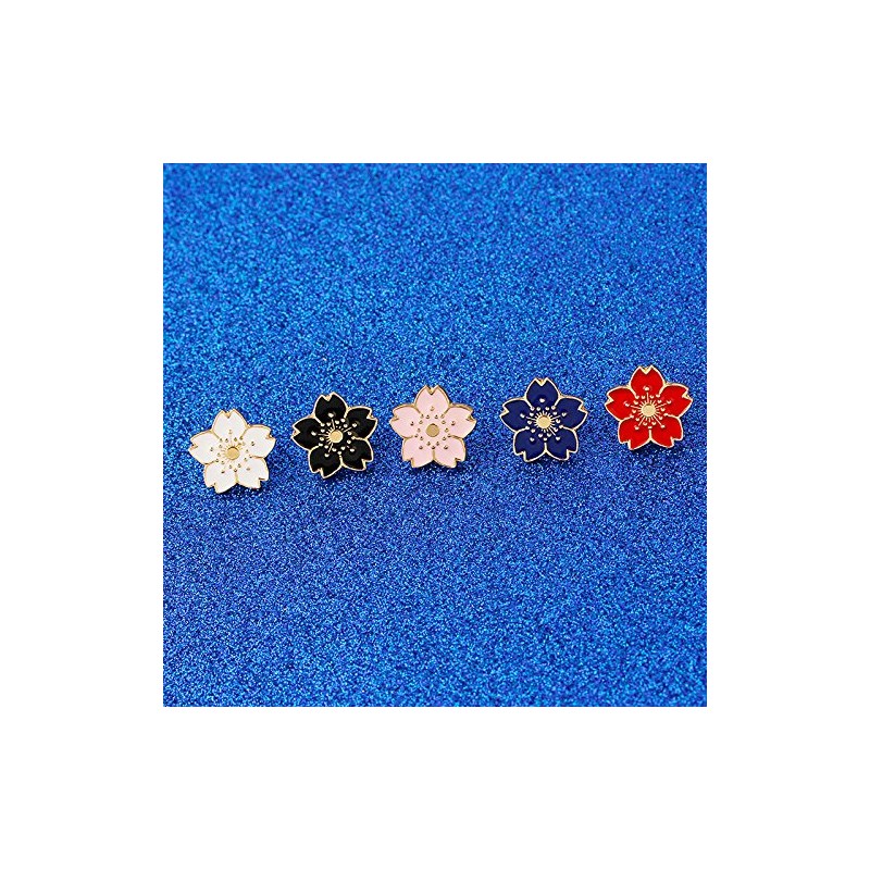 AFKshop Cherry Blossom Lapel Pin Set of 5