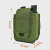 LINXGR Tactical MOLLE Handcuff Pouch Heavy Duty 1000D Nylon Handcuff