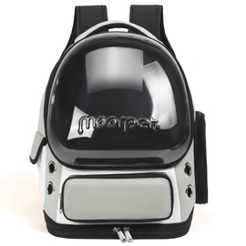GixDix Cat Bubble Backpack Carrier, TSA Airline Approved Pet Travel Bag for Small Medium Dogs, Clear Hiking Camping Backpack for Cats, Kitten and Puppy up to 18 lbs, Green Bubble