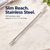 5-Piece Stainless Steel Seafood Fork Set – Dual-Ended Crab, Lobster,
