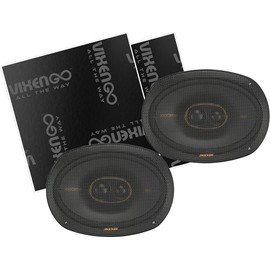 KICKER 51KSC69304 6"x9" KS 3-Way Speakers with Vixen Go Sound Deadener for Cars 80 mil, Butyl Rubber Deadening Material (2 Sheets, 1.3 sq ft Total)