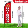 Buryeah 2 Sets Hot Dogs Feather Flag Kit 7 x