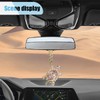 Crystal Diamond Turtle Car Pendant, Bling Funny Turtle Rear View